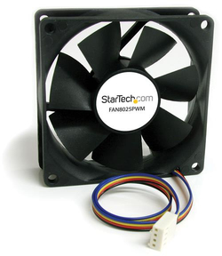 Startech.com 80X25MM Computer Case Fan With Pwm – Pulse Width Modulation Connector STASDC037