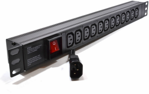 1U - 12 Way Horizontal IEC13 10A Switched PDU OEMPSU45H