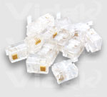 Videk RJ12 6 Way Crimp Plug (5 VIDTOO053