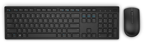 Dell KM636 Wireless Keyboard & Mouse QWERTY UK Black DELKEY035