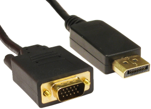 Display Port (20PIN) To VGA (15PIN) Cable - 2MTR OEMMON25M